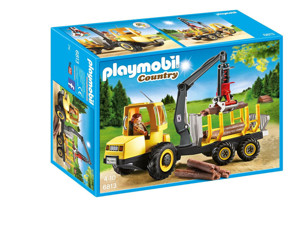 6813 PLAYMOBIL  TRÆTRANSPORT MED KRAN