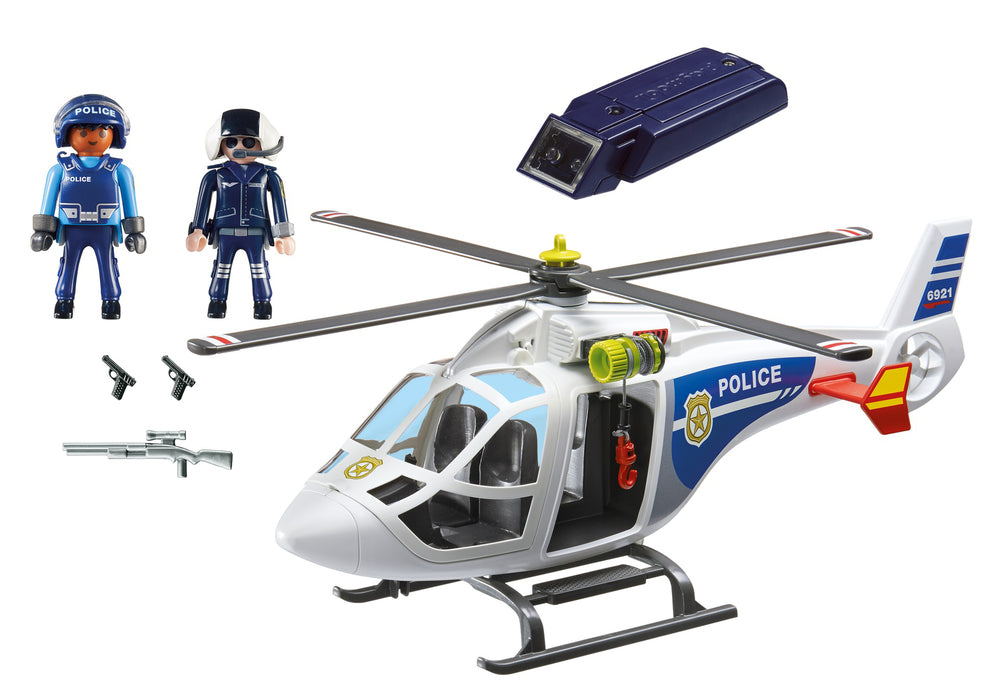 6921 Politihelikopter med LED-søgelys