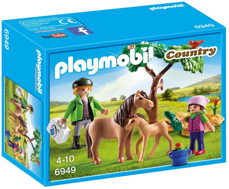 6949 DYRLÆGE MED PONY OG FØL