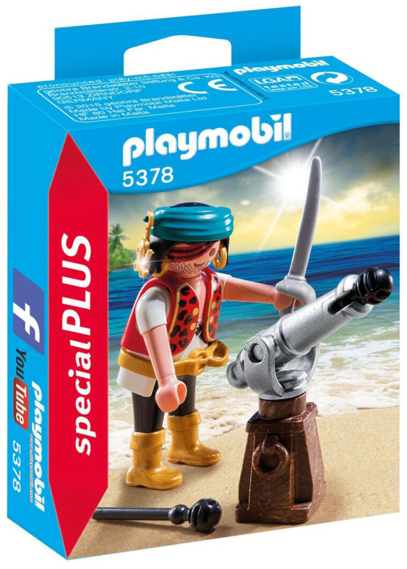 5378 PLAYMOBIL  PIRAT MED KANON