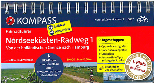 Nordseeküsten-Radweg 1 : Von der holländischen Grenze nach Hamburg