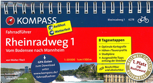 Rheinradweg 1 : Vom Bodensee nach Mannheim