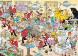 Puslespil jan van haasteren foodfrenzy 2x1000 brikker