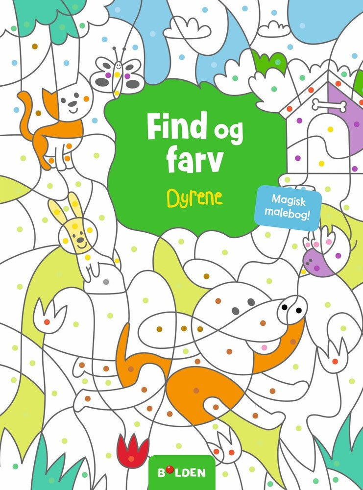 Find og farv: Dyrene