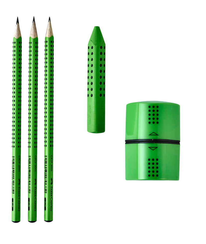 BLISTERSÆT Faber-Castell GRIP LIME B