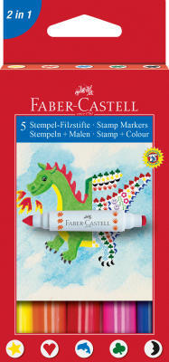 STEMPELTUSSER Faber-Castell 5 ASS.