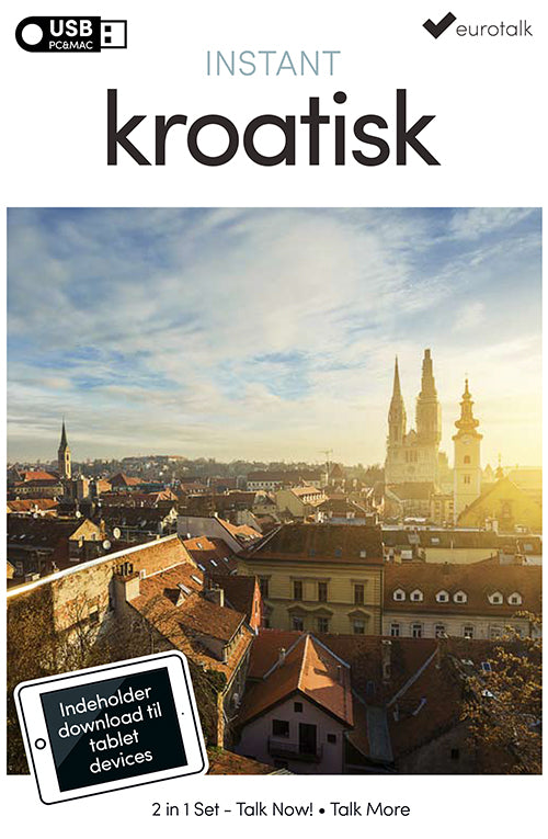Kroatisk begynder- og parlørkursus USB & download