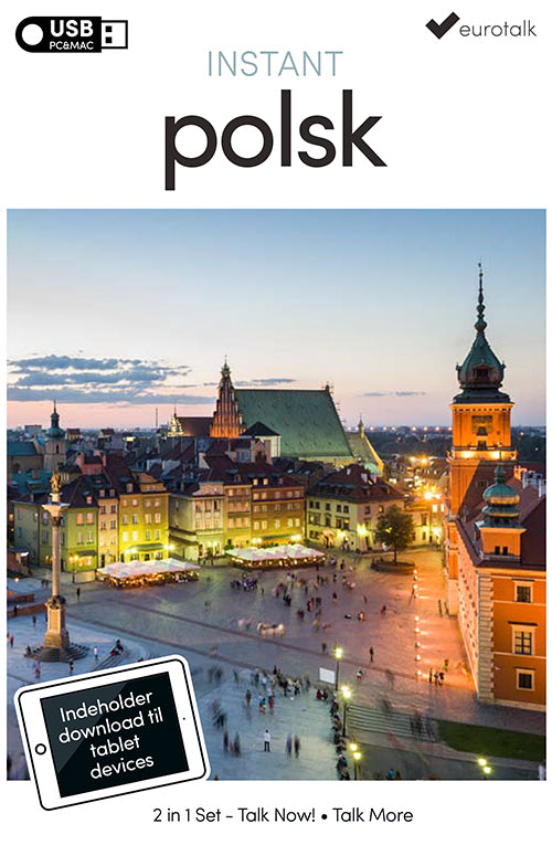 Polsk begynder- og parlørkursus USB & download