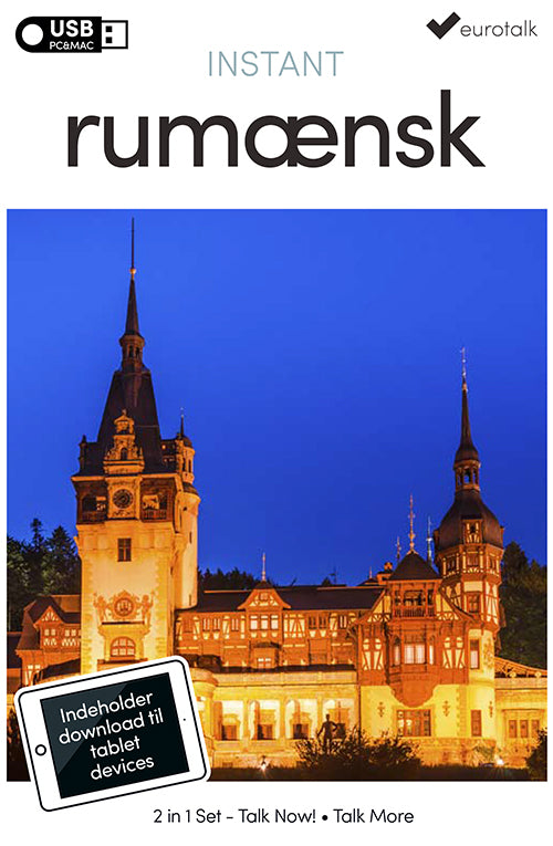 Rumænsk begynder- og parlørkursus USB & download