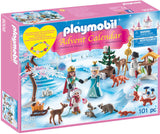 9008 PLAYMOBIL JULEKALENDER ”ROYALT SKØJTELØB“