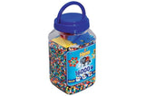 Hama perler 16000stk +3 ass stiftplader blå