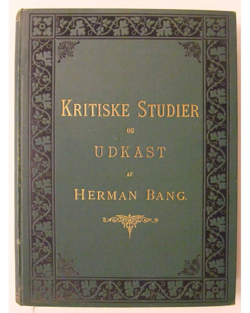 Kristiske Studier og Udkast