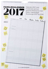 FAMILIEKALENDER 2017 A3 SMILEY