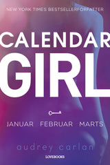 Calendar girl Januar, februar, marts