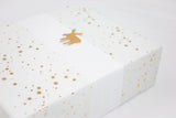 GAVEPAPIR CREME FOIL/GULD/STJER. 1MX70