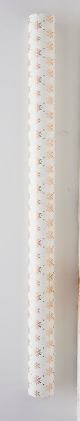 GAVEPAPIR CREME SNEFNUG KOBBER 3M X 70CM
