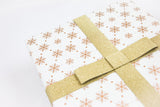 GAVEPAPIR CREME SNEFNUG KOBBER 3M X 70CM