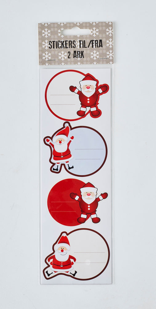 STICKERS TILF/FRA JULEMAND 2 ARK