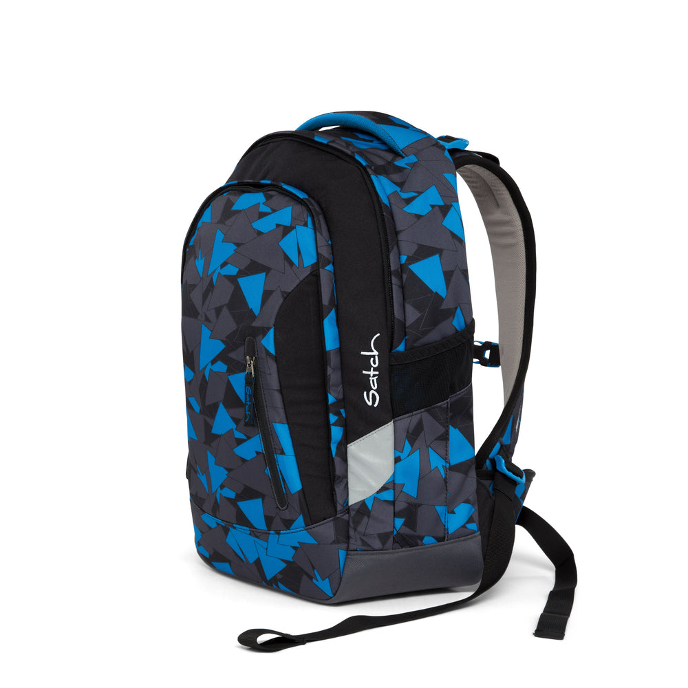 SKOLETASKE SATCH SLEEK BLUE TRIANGLE
