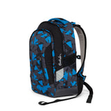 SKOLETASKE SATCH SLEEK BLUE TRIANGLE