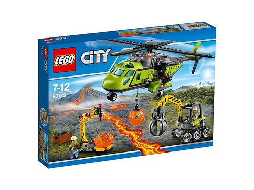 60123 LEGO City Volcano Explorers vulkan – forsyningshelikop