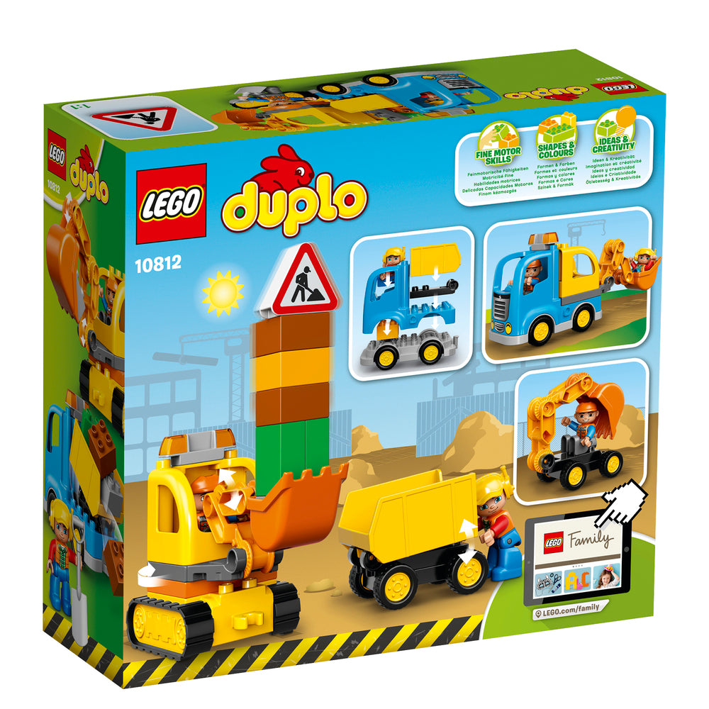 10812 LEGO DUPLO Town Lastbil og gravemaskine på larvefødder