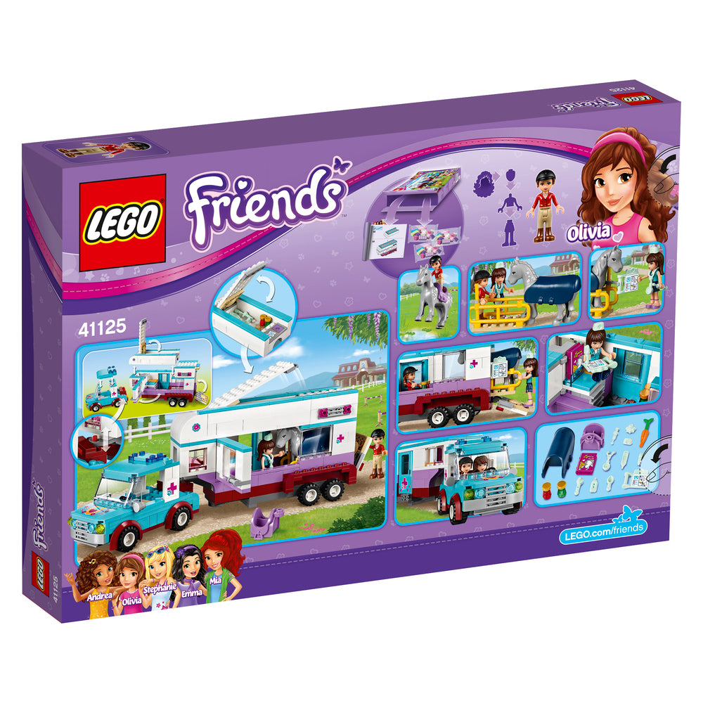41125 LEGO FRIENDS DYRLÆGENS HESTETRAILER