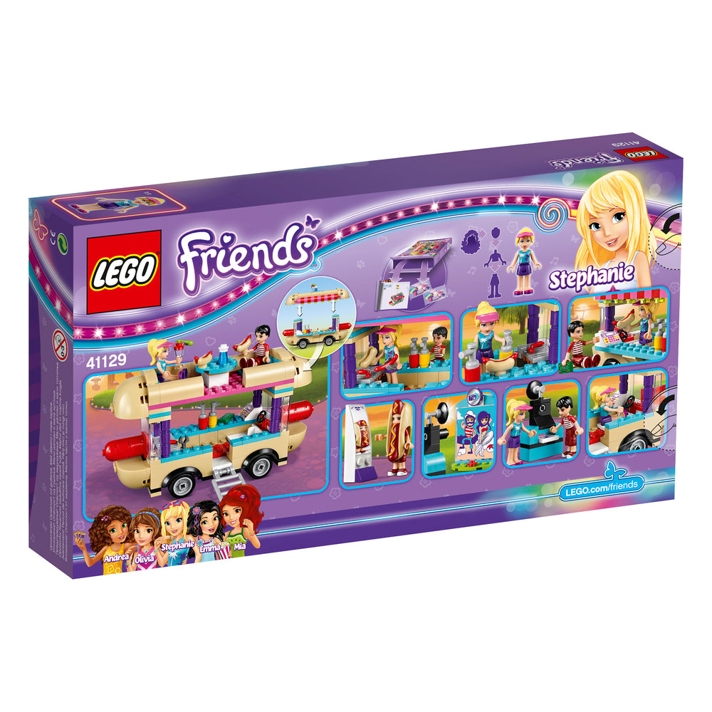 41129 LEGO FRIENDS FORLYSTELSESPARK – HOTDOG-VOGN