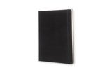 Notesbog Moleskine x-large sort m/192 linjerede ark hard