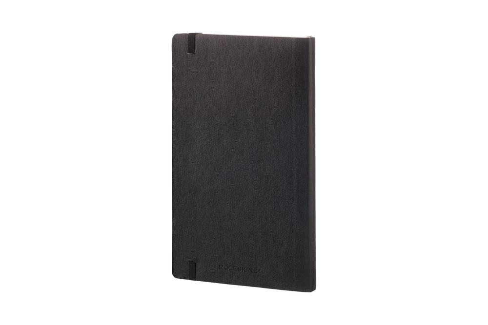 Notesbog Moleskine large sort m/192 prikket ark soft cover