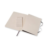 Notesbog Moleskine x-large sort m/192 prikket ark soft cover