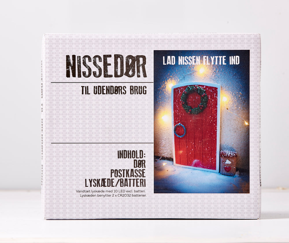 NISSEDØR M/3 DELE UDENDØRS BRUG