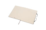 Notesbog Moleskine x-large sort m/192 blanke ark hard cover