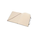 Notesbog Moleskine x-large sort m/192 prikket ark hard cover