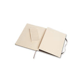 Notesbog Moleskine x-large sort m/192 prikket ark hard cover
