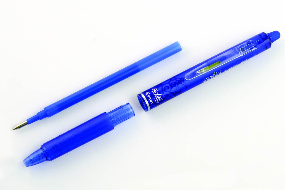 Ball-liner Pilot frixion clicker 07 sort/blå