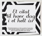 CITATKALENDER SORT/HVID 365 DAGE