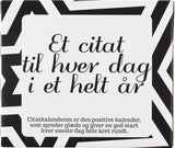 CITATKALENDER SORT/HVID 365 DAGE