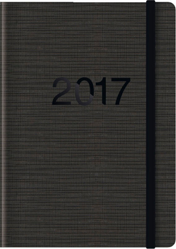 KALENDER 2017 LETTS MEMO A5 UGE SORT