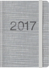 KALENDER 2017 LETTS MEMO A6 UGE SILVER