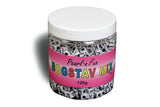 Pearl`N fun bogstaver 7mm sort/hvid 125g bøtte