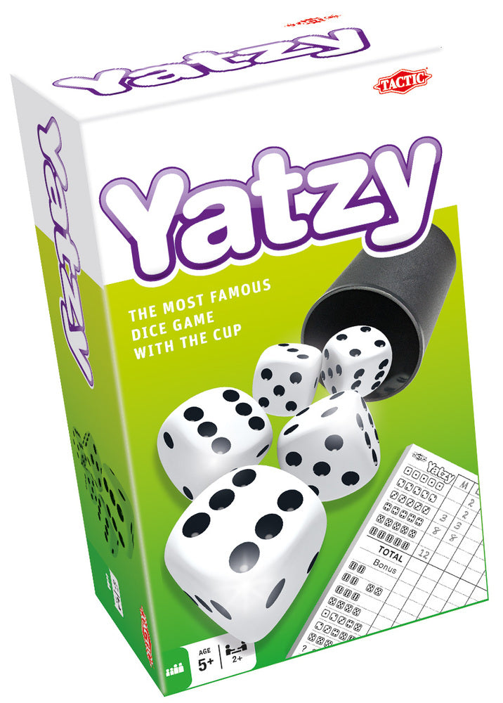 Yatzy med bæger bæger rejsespil