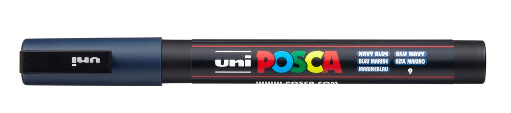 Paintmarker Uni POSCA pc-3m navy blå