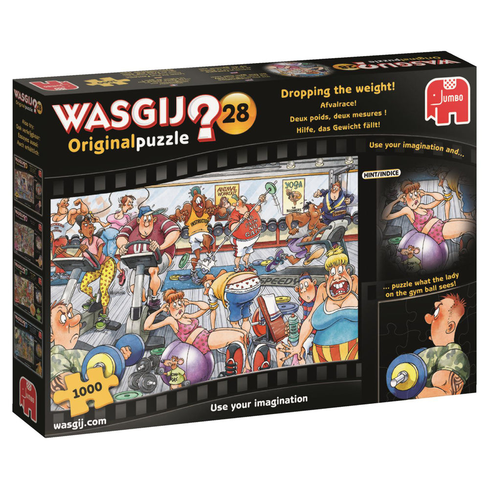 WASGIJ PUSLESPIL, 1000 BRIKKER ASST