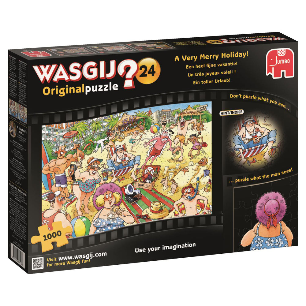 WASGIJ PUSLESPIL, 1000 BRIKKER ASST