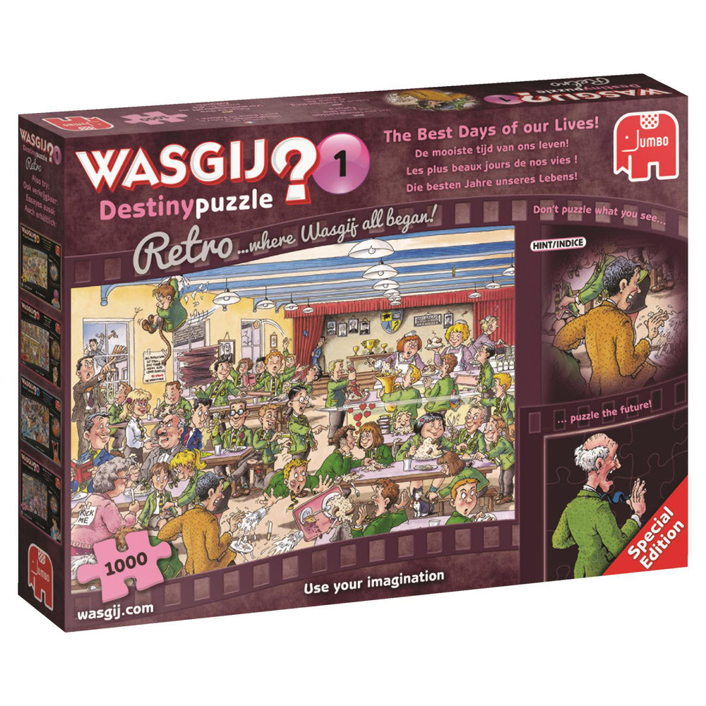 WASGIJ PUSLESPIL, 1000 BRIKKER ASST