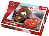 PUSLESPIL, CARS-MOTIV, 30 BRIKKER