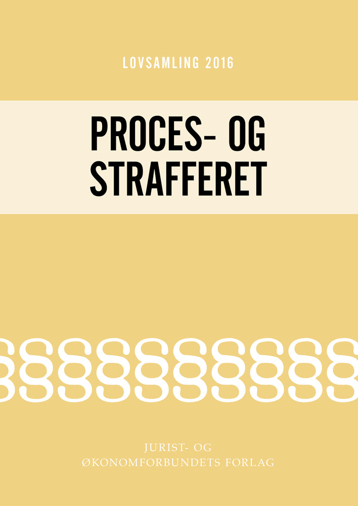 Lovsamling 2016 - Proces- og Strafferet