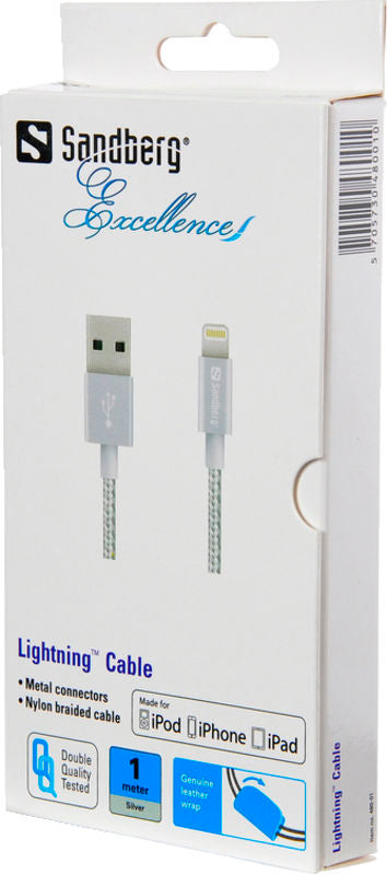 SANDBERG EXCELENCE LGHTNING SILVER 1M