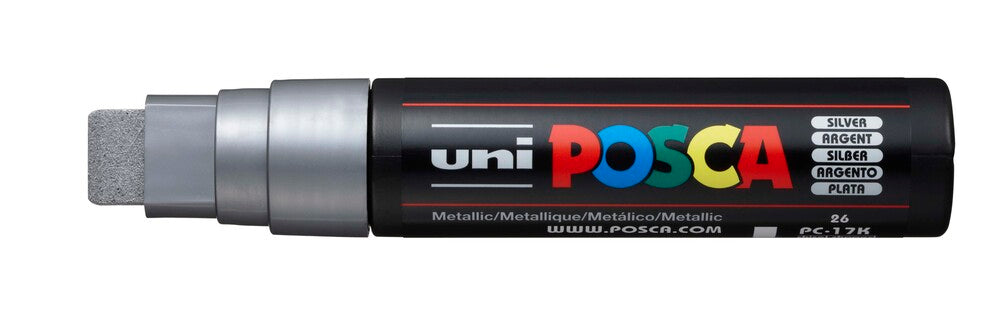 Paintmarker Uni POSCA pc-17k sølv